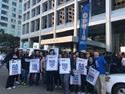 On Oct. 18,2018, Coalition of Kaiser Permanente Union Members deliver Petions to Kaiser's CEO Bernar
