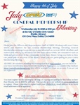 July General Membership Meeting